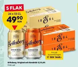 Border Shop Eriksberg Original och Karaktär 5,3-5,4%, EUR 49.9 erbjuda