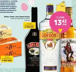 Border Shop Baileys, Gordon´s eller Captain Morgan, EUR 13.42 erbjuda