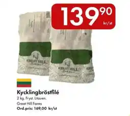 Snabbgross GREAT HILL FARMS Kycklingbröstfilé erbjuda