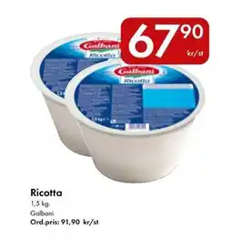 Snabbgross GALBANI Ricotta erbjuda