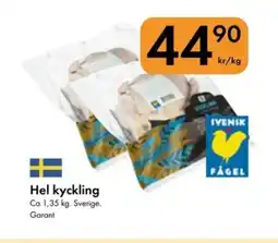 Snabbgross GARANT Hel kyckling erbjuda