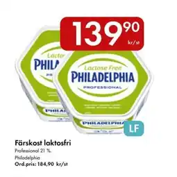 Snabbgross PHILADELPHIA Färskost laktosfri erbjuda
