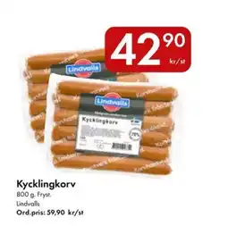 Snabbgross LINDVALLS Kycklingkorv erbjuda