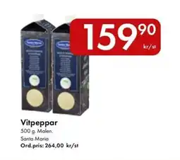 Snabbgross SANTA MARIA Vitpeppar erbjuda