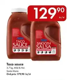 Snabbgross SANTA MARIA Taco sauce erbjuda
