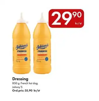Snabbgross JOHNNY'S Dressing erbjuda