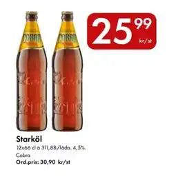 Snabbgross COBRA Starköl erbjuda