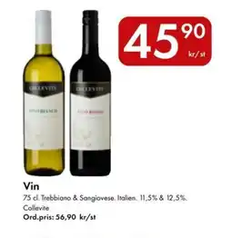 Snabbgross COLLEVITE Vin erbjuda