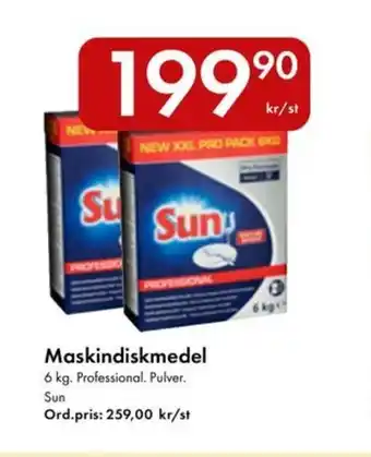 Snabbgross SUN Maskindiskmedel erbjuda