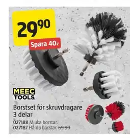 Jula Borstset för skruvdragare 3 delar erbjuda