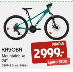 Jula KAYOBA Mountainbike 24" erbjuda