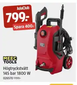 Jula Högtryckstvätt 145 bar 1800 W erbjuda