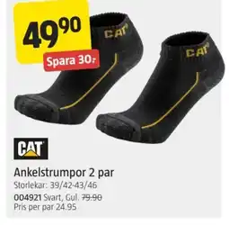 Jula CAT Ankelstrumpor 2 par erbjuda