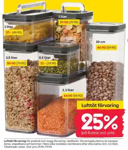 Rusta Lufttät förvaring erbjuda