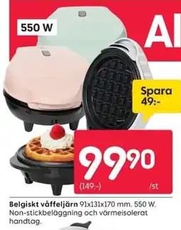 Rusta Belgiskt våffeljärn erbjuda