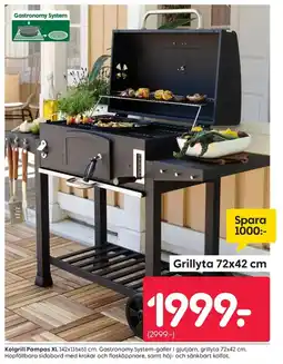Rusta Kolgrill Pampas XL erbjuda