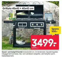 Rusta Gasol- och kolgrill Combi erbjuda