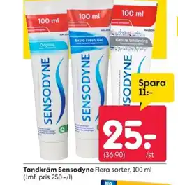 Rusta Tandkräm Sensodyne erbjuda