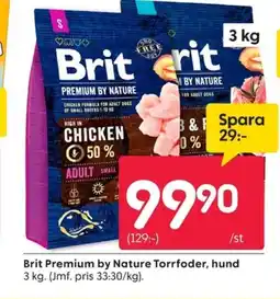 Rusta Brit Premium by Nature Torrfoder, hund erbjuda
