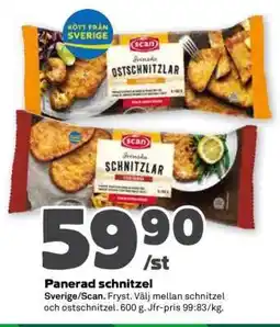 Stora Coop PANERAD SCHNITZEL erbjuda