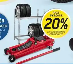 thansen UTVALD UTRUSTNING FÖR DÄCKBYTE erbjuda