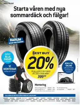 thansen 20% PÅ ALLA BEST BUY-DÄCK erbjuda