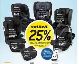 thansen ALLA BILBARNSTOLAR FRÅN SOLUZO erbjuda