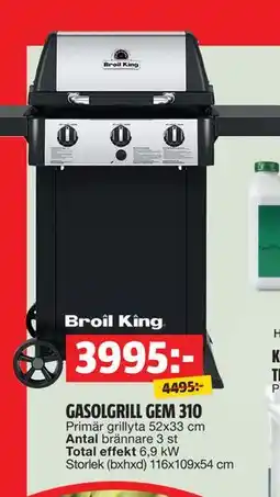 Bauhaus GASOLGRILL GEM 310 erbjuda