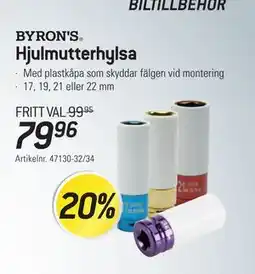 thansen Hjulmutterhylsa erbjuda