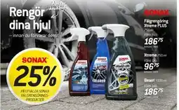 thansen 25% PÅ UTVALDA SONAX FÄLGRENGÖRINGSPRODUKTER erbjuda