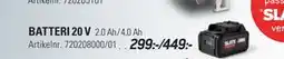 thansen BATTERI 20 V erbjuda