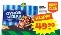 Stora Coop Pulled pork/ kebab/kyckling erbjuda