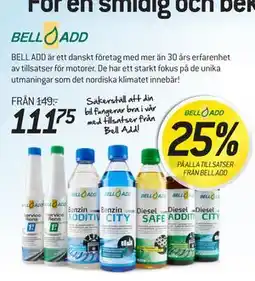 thansen 25% PÅ ALLA TILLSATSER FRÅN BELL ADD erbjuda