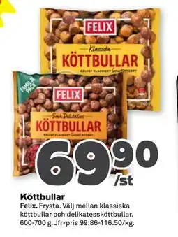 Stora Coop Köttbullar erbjuda