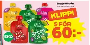 Stora Coop Ekologiska klämpåsar erbjuda