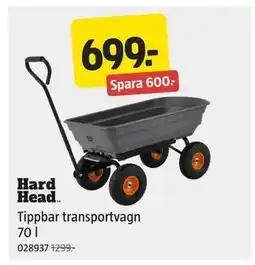 Jula Tippbar transportvagn 70 l erbjuda