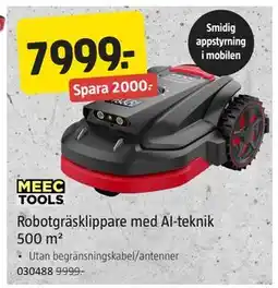 Jula Robotgräsklippare med AI-teknik 500 m² erbjuda