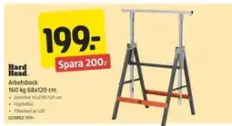 Jula Arbetsbock 160 kg 68x120 cm erbjuda