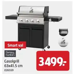 Jula Gasolgrill 63x41.5 cm erbjuda