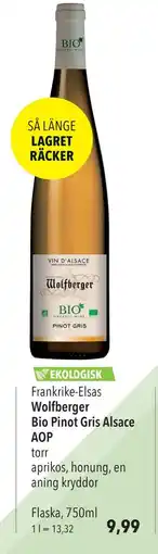 Citti Wolfberger Bio Pinot Gris Alsace AOP, EUR 9.99 erbjuda