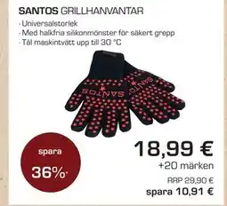 Citti SANTOS GRILLHANVANTAR, EUR 18.99 erbjuda