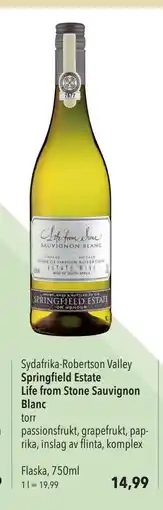 Citti Springfield Estate. Life from Stone Sauvignon Blanc, EUR 14.99 erbjuda