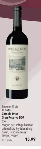 Citti El Coto Coto de Imaz Gran Reserva DOP, EUR 15.99 erbjuda