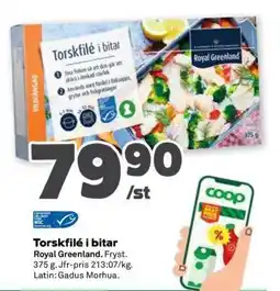 Stora Coop TORSKFILÉ I BITAR erbjuda