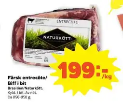 Stora Coop Färsk Entrecote/Biff i Bit erbjuda