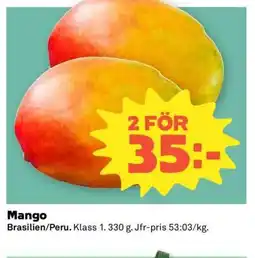 Coop Mango erbjuda