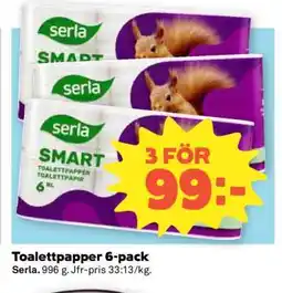 Coop TOALETTPAPPER 6-PACK erbjuda