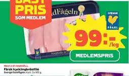 Coop Färsk Kycklingbröstfilé erbjuda