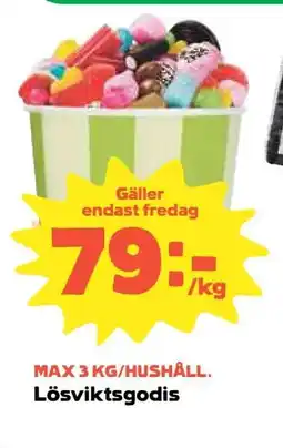 Coop Lösviktsgodis erbjuda