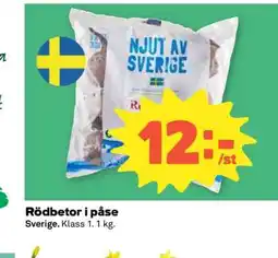 Coop Rödbetor i påse erbjuda